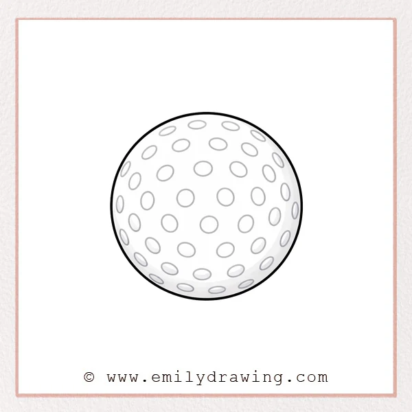 Preview of Golf Ball drawing